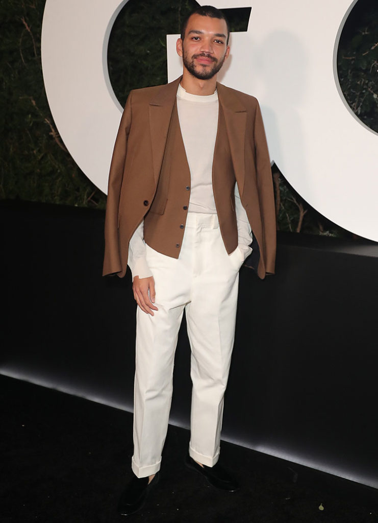 Justice Smith in Zegna - GQ Men Of The Year Celebration