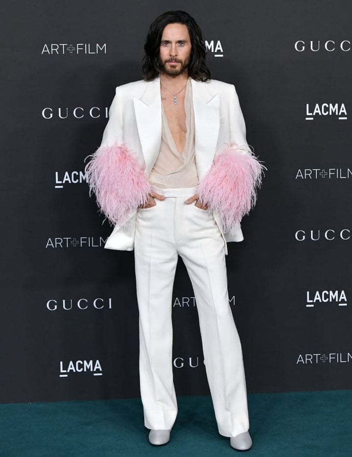 Jared Leto in Gucci 2021 LACMA Art+Film Gala