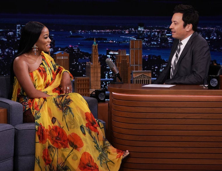 Keke Palmer Wore Dolce & Gabbana On The Tonight Show Starring Jimmy Fallon