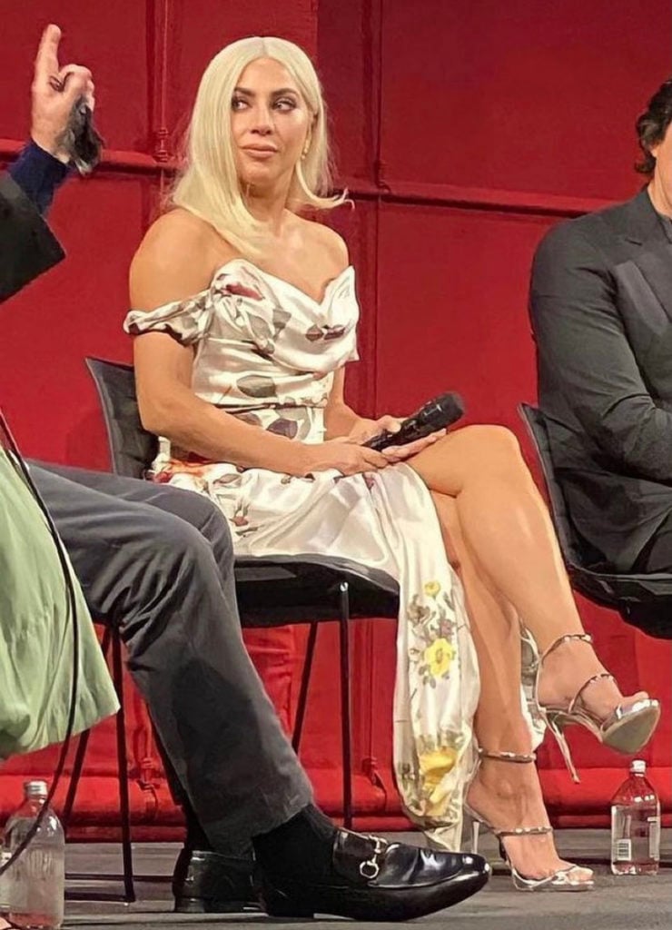Lady Gaga Wore Vivienne Westwood To The 'House of Gucci' Screening