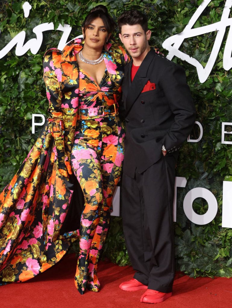 Priyanka Chopra Wore Richard Quinn To The Fashion Awards 2021