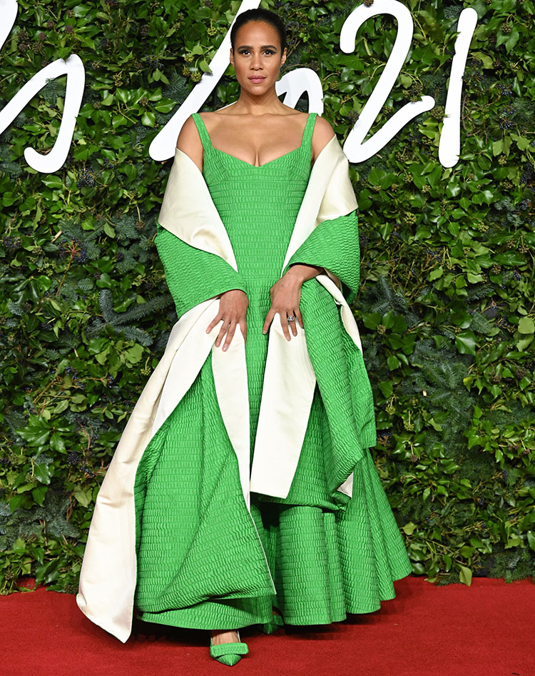 Zawe Ashton Wore Emilia Wickstead To The Fashion Awards 2021