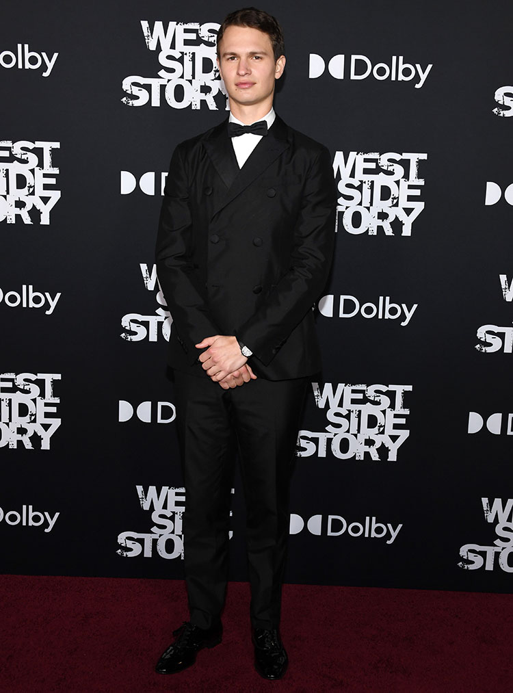 Ansel Elgort in Prada