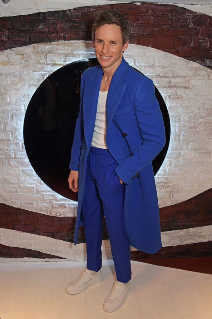 Eddie Redmayne Wore Alexander McQueen To The 'Cabaret At The Kit Kat Club' After Party