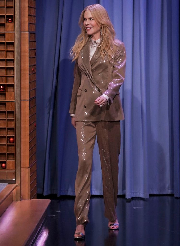 Nicole Kidman Wore Brunello Cucinelli On The Tonight Show With Jimmy Fallon
