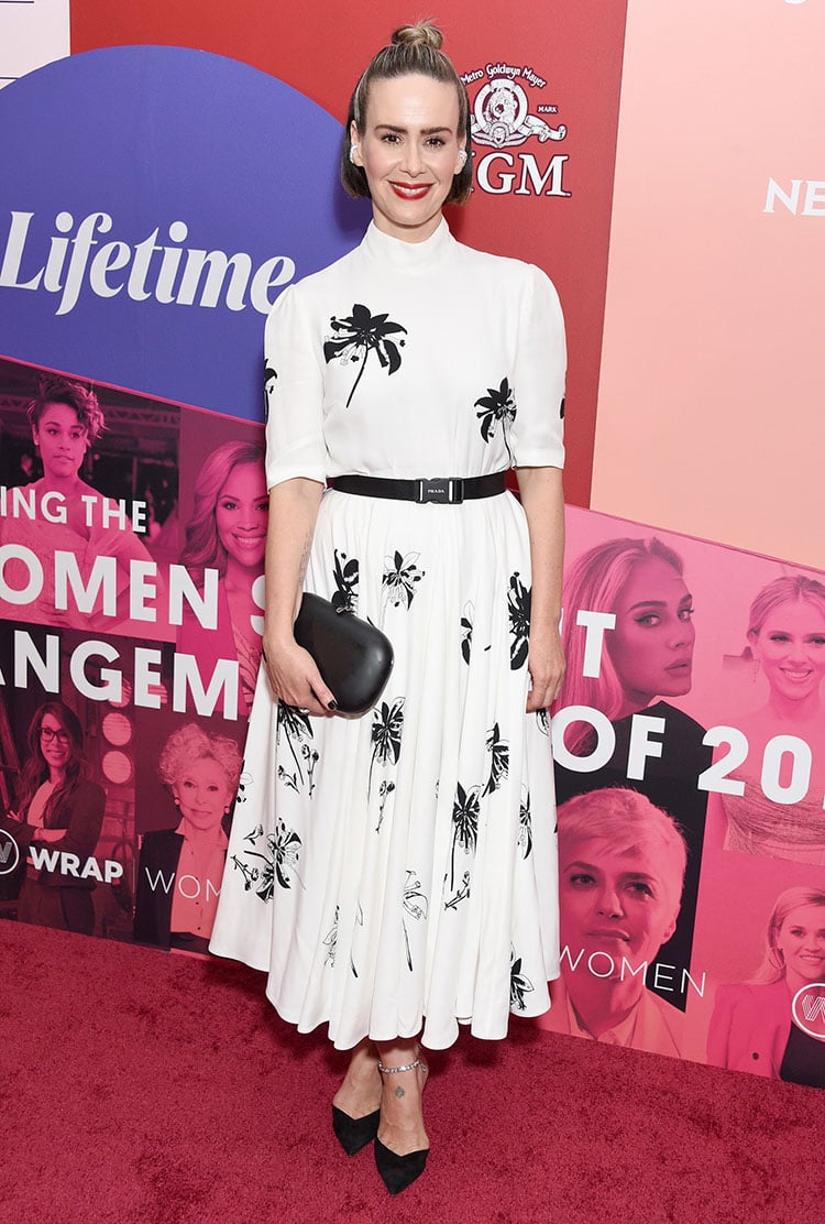 Sarah Paulson Wore Prada To The 2021 WrapWomen’s Power Women Summit