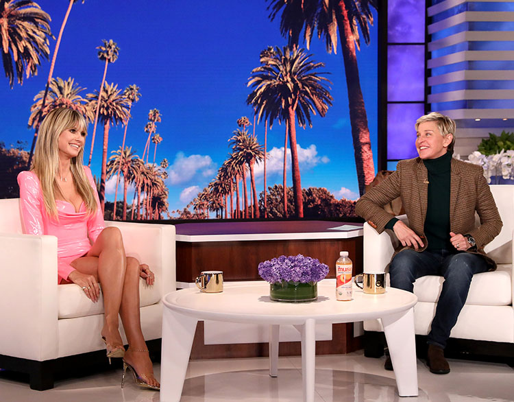 Heidi Klum Wore Alex Perry On The Ellen Show