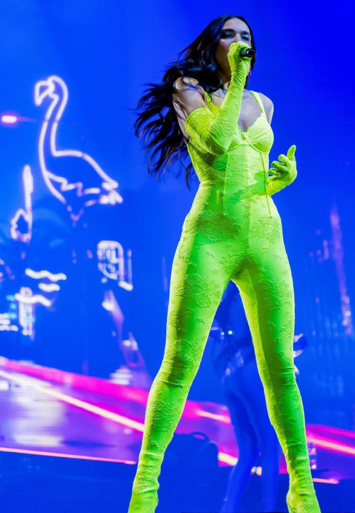 Dua Lipa Wore Balenciaga, Mugler For Her Future Nostalgia Tour 