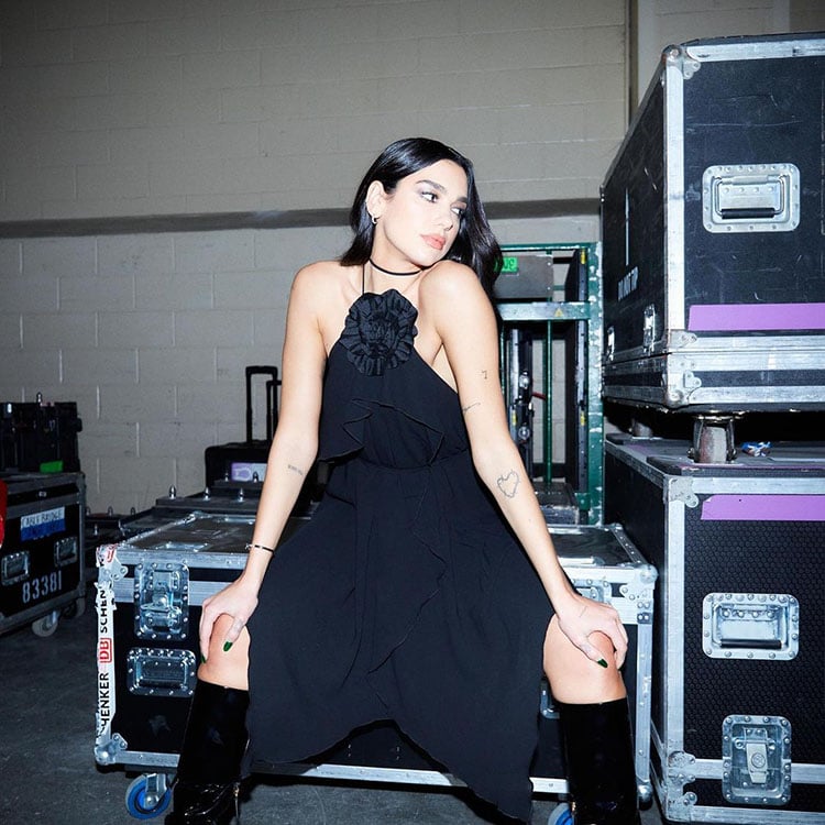 Dua Lipa Wore Blumarine On The Late Show with Stephen Colbert
