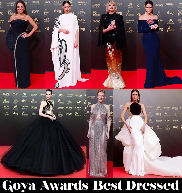 Goya Awards Red Carpet Fashion Awards