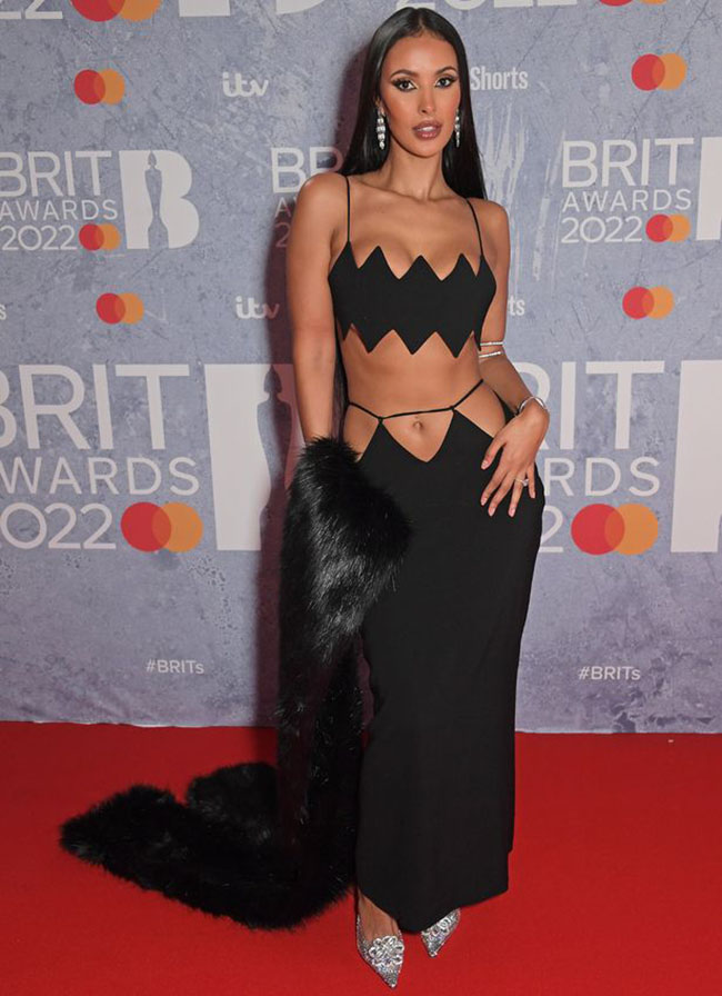 Maya Jama Wore Mônot To The BRIT Awards 2022