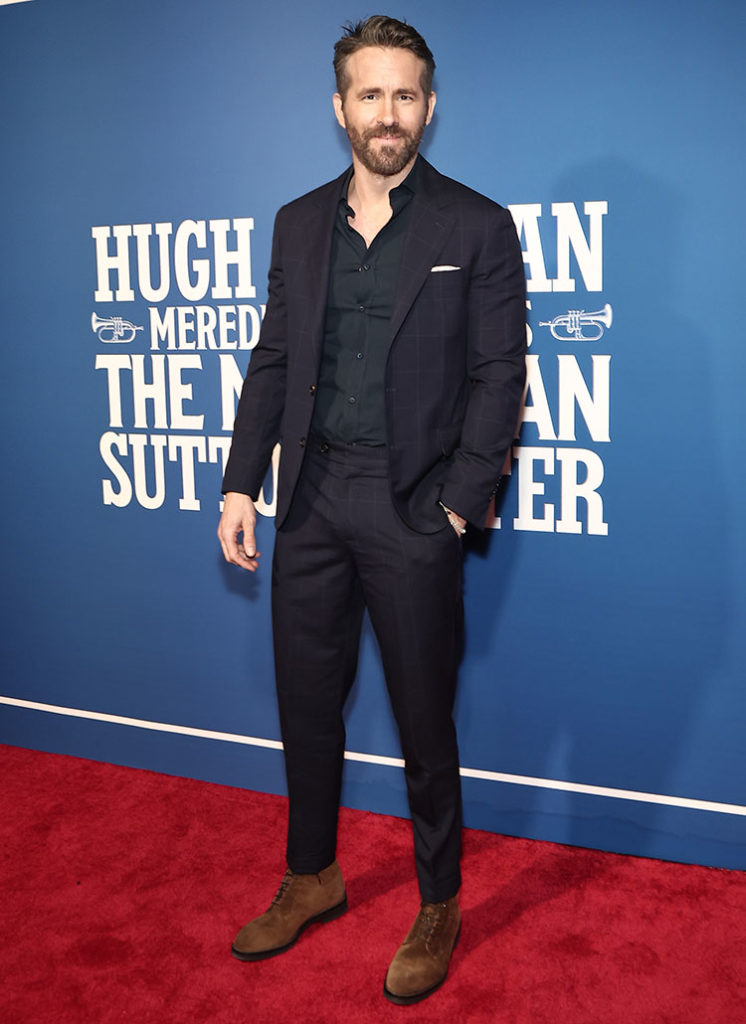 Ryan Reynolds in Brunello Cucinelli - the Music Man Opening Night