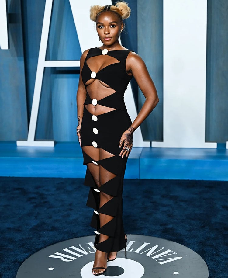 janelle monae red carpet dresses 600 Hours. 168,000 Swarovski Crystals. One Show-Stopping Dress. This Is How Janelle Mone Does The Oscars