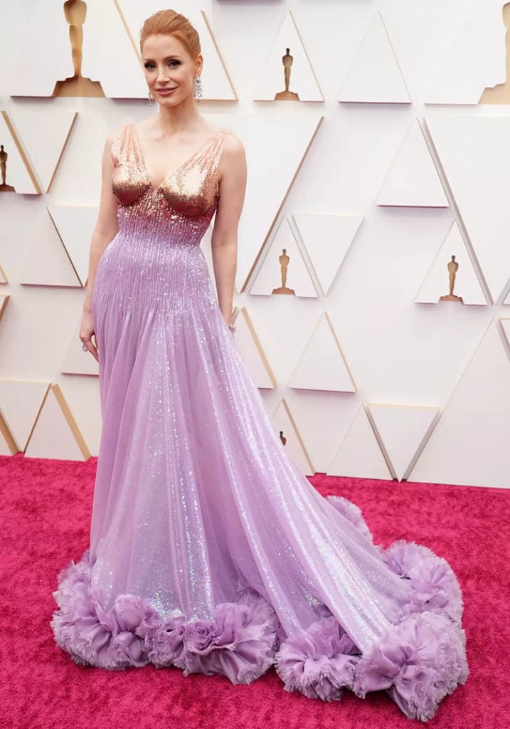 Jessica Chastain Wore Gucci To The 2022 Oscars 