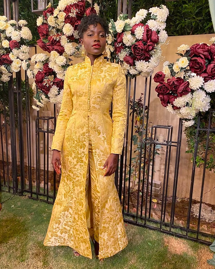 Lupita Nyong’o Wore danarys New York To A Friends Wedding