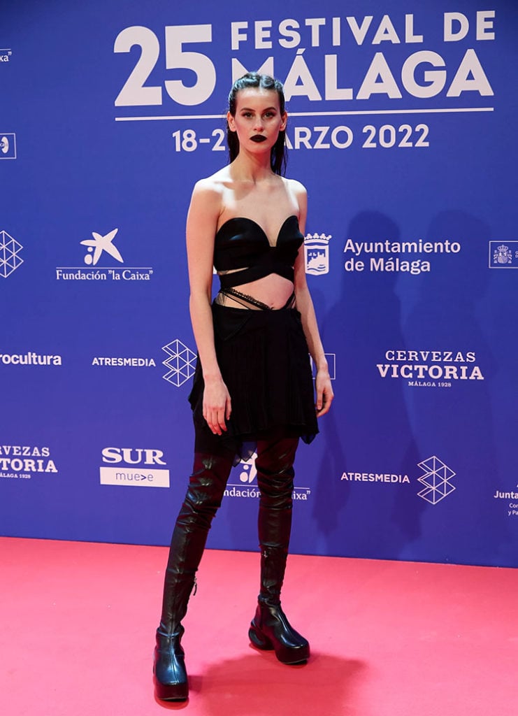 Milena Smith Wore Givenchy, Acne Studios & Saint Laurent During Malaga Film Festival 2022