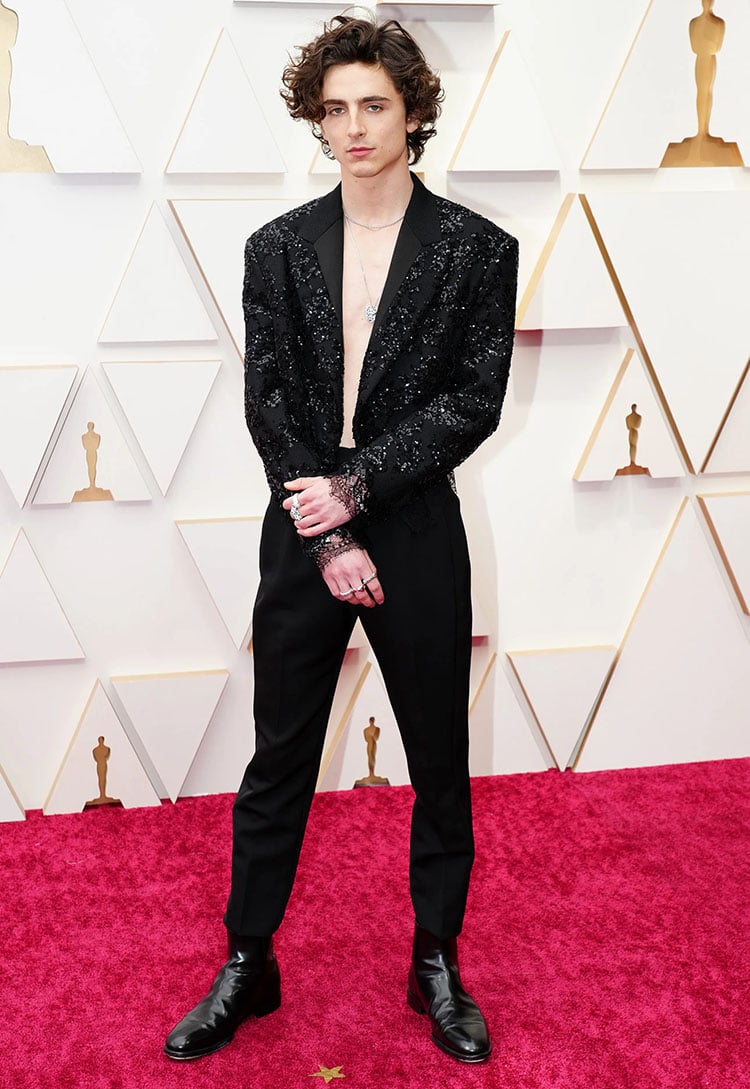 Timothée Chalamet Wore Louis Vuitton To The 2022 Oscars