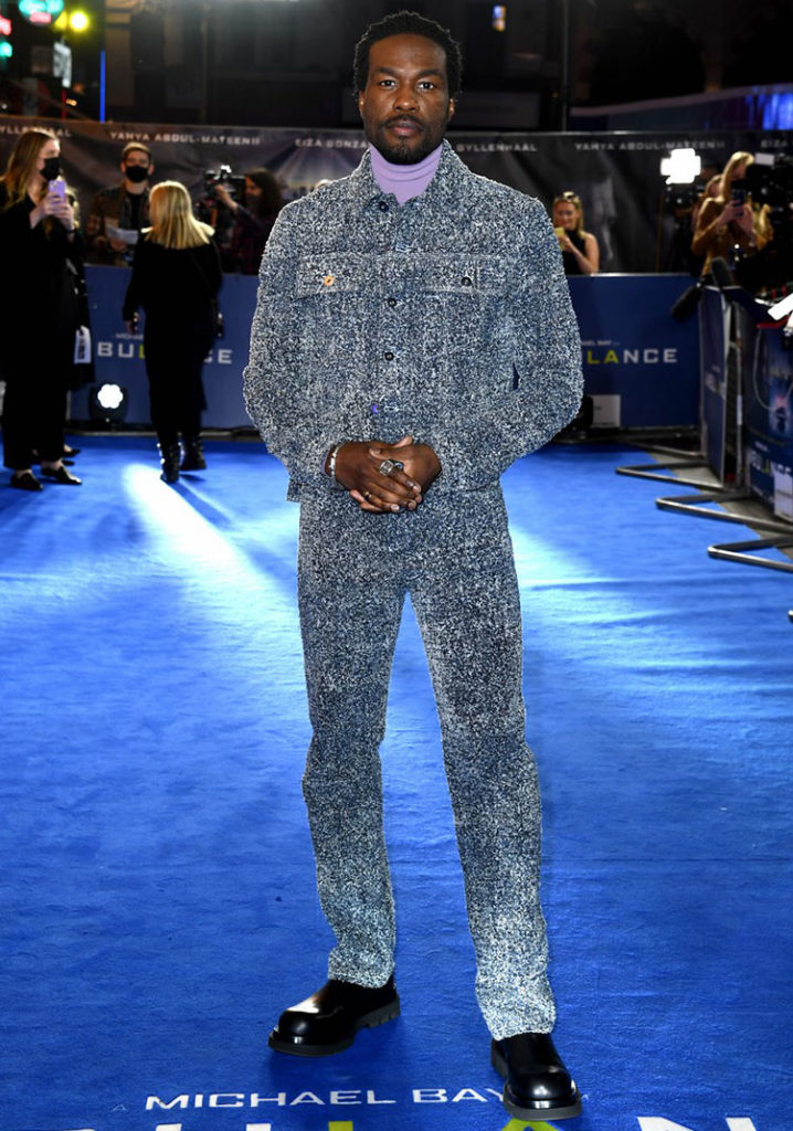 Yahya Abdul-Mateen II Wore Bottega Veneta For The ‘Ambulance’ London Premiere