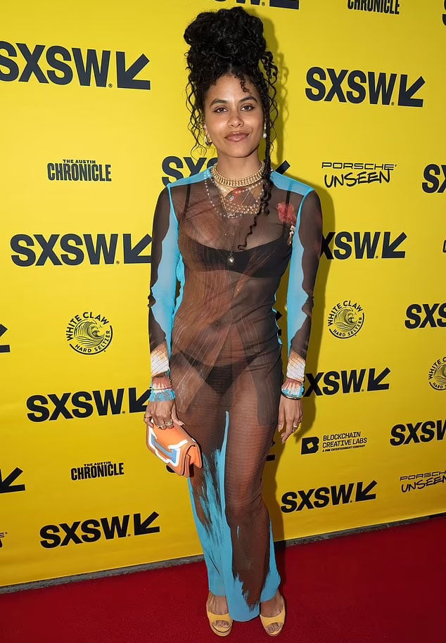 Zazie Beetz Wore Jean Paul Gaultier & Acne Studios To The ‘Atlanta’ SXSW & LA Premiere