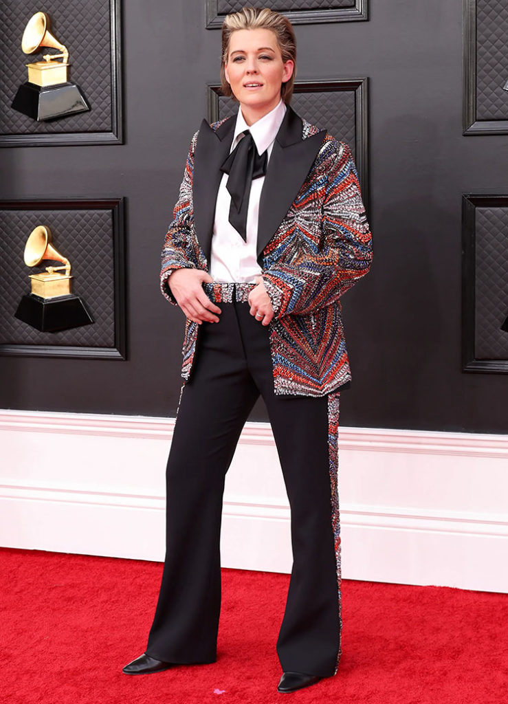 Brandi Carlile in BOSS 2022 Grammys