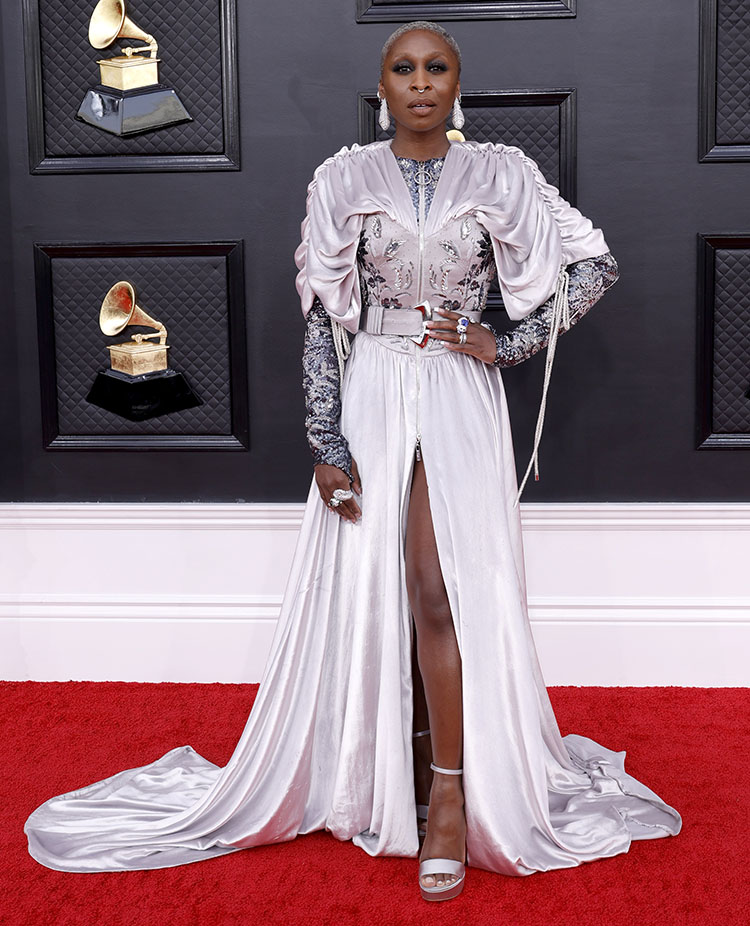 Cynthia Erivo Wore Louis Vuitton To The 2022 Grammy Awards