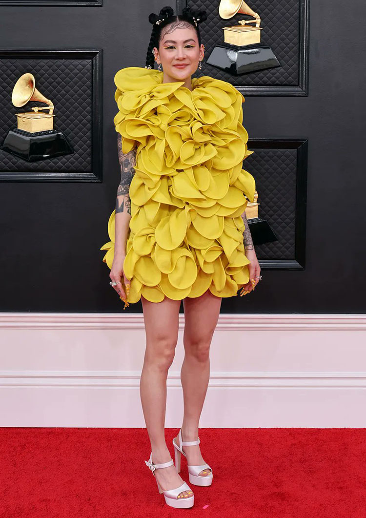Japanese Breakfast Wore Valentino Haute Couture To The 2022 Grammy Awards