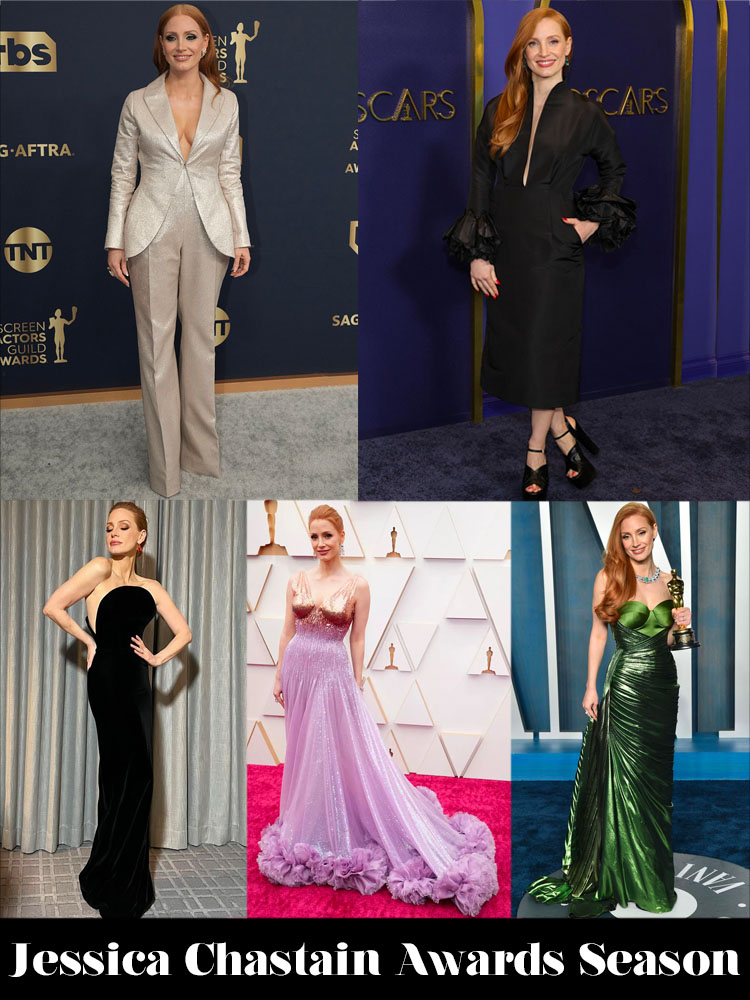 What Was Your Favourite Jessica Chastain Awards Season Look?