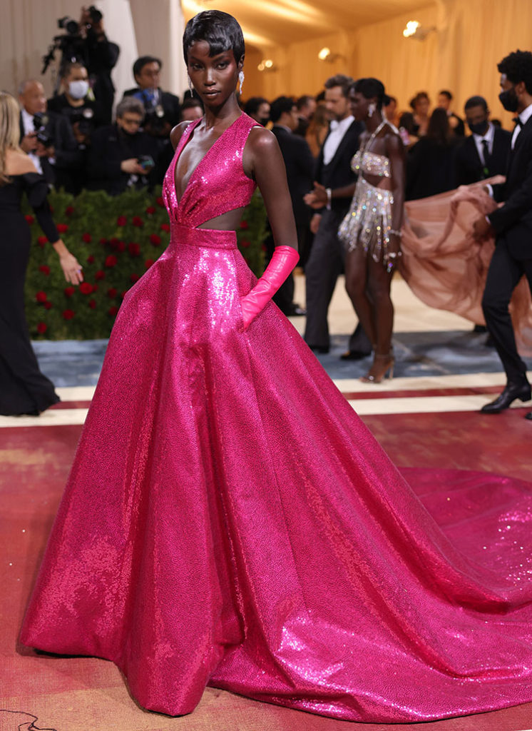 Anok Yai in Michael Kors Collection @ The 2022 Met Gala