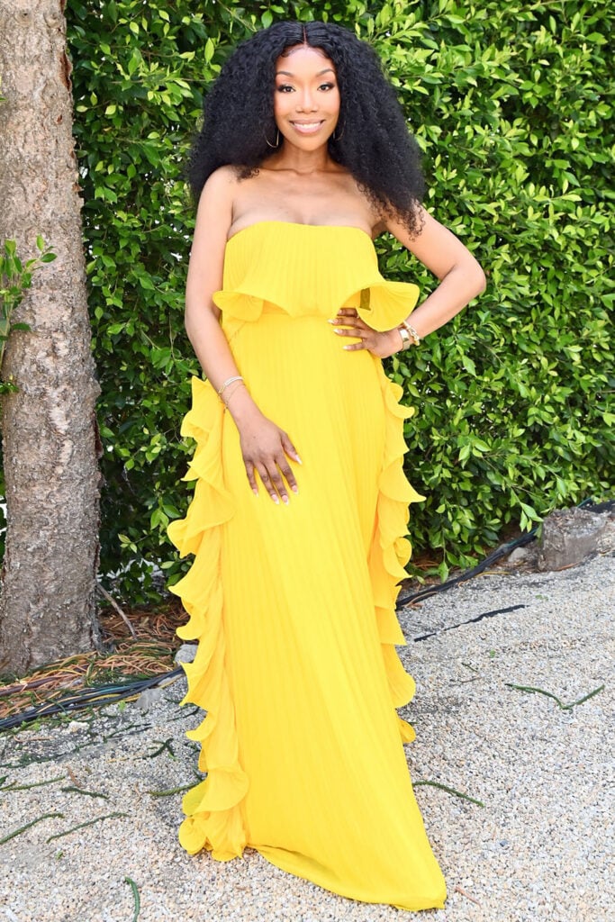 Brandy Wore Badgley Mischka To The Best Buddies' Celebration Of Mothers
