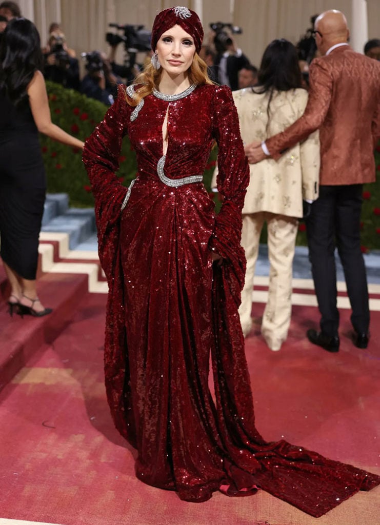 Jessica Chastain Wore Gucci To The 2022 Met Gala