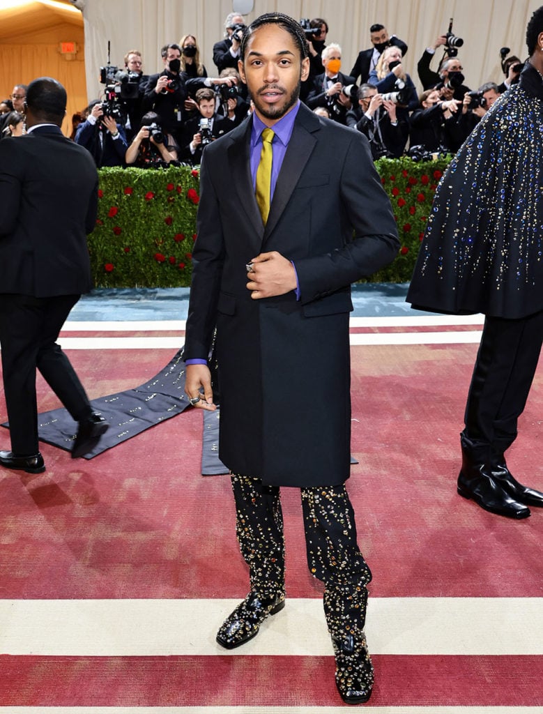 Kelvin Harrison Jr. in Prada - 2022 Met Gala 