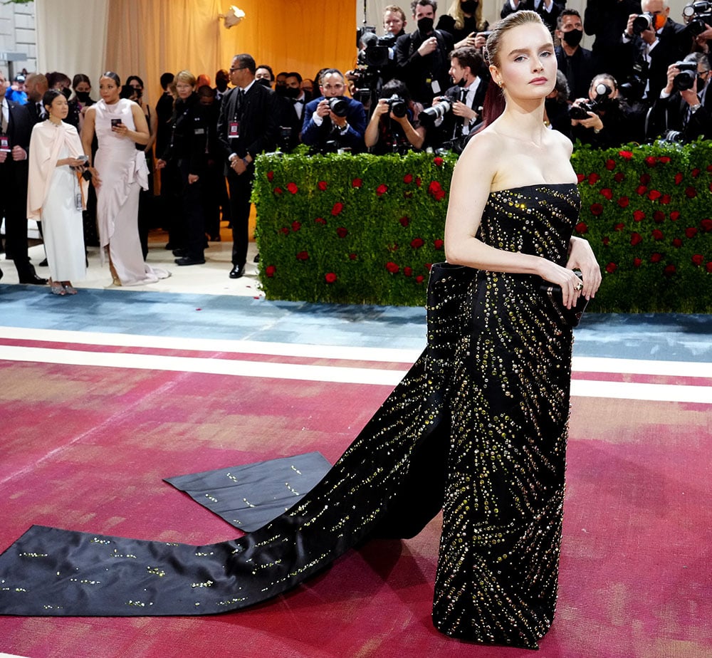 Olivia DeJonge in Prada - 2022 Met Gala 