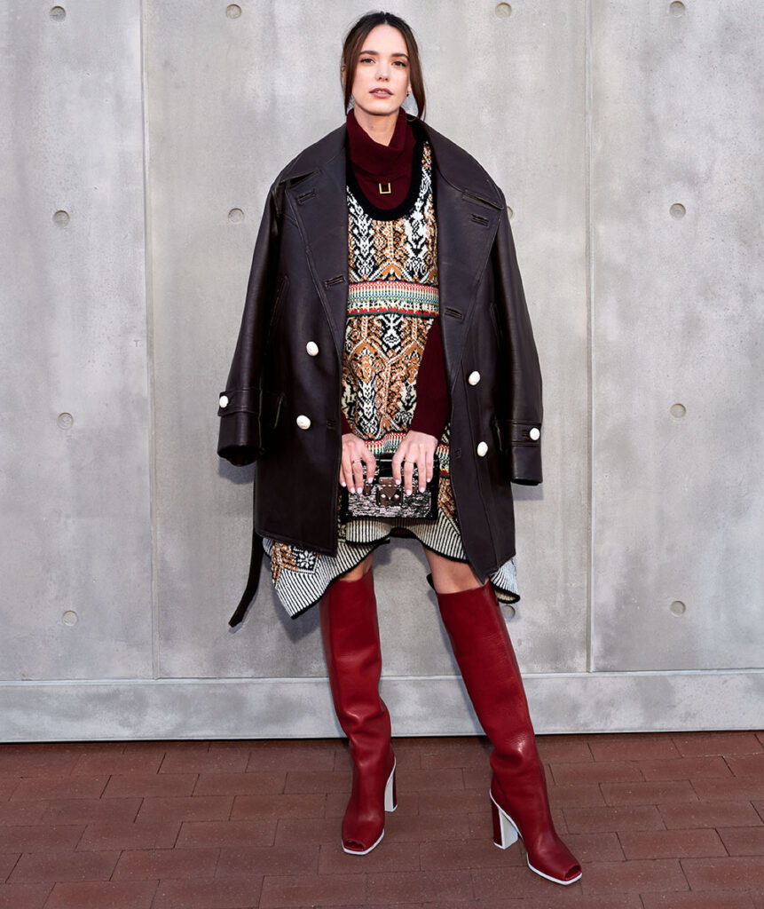 Stacy Martin in Louis Vuitton