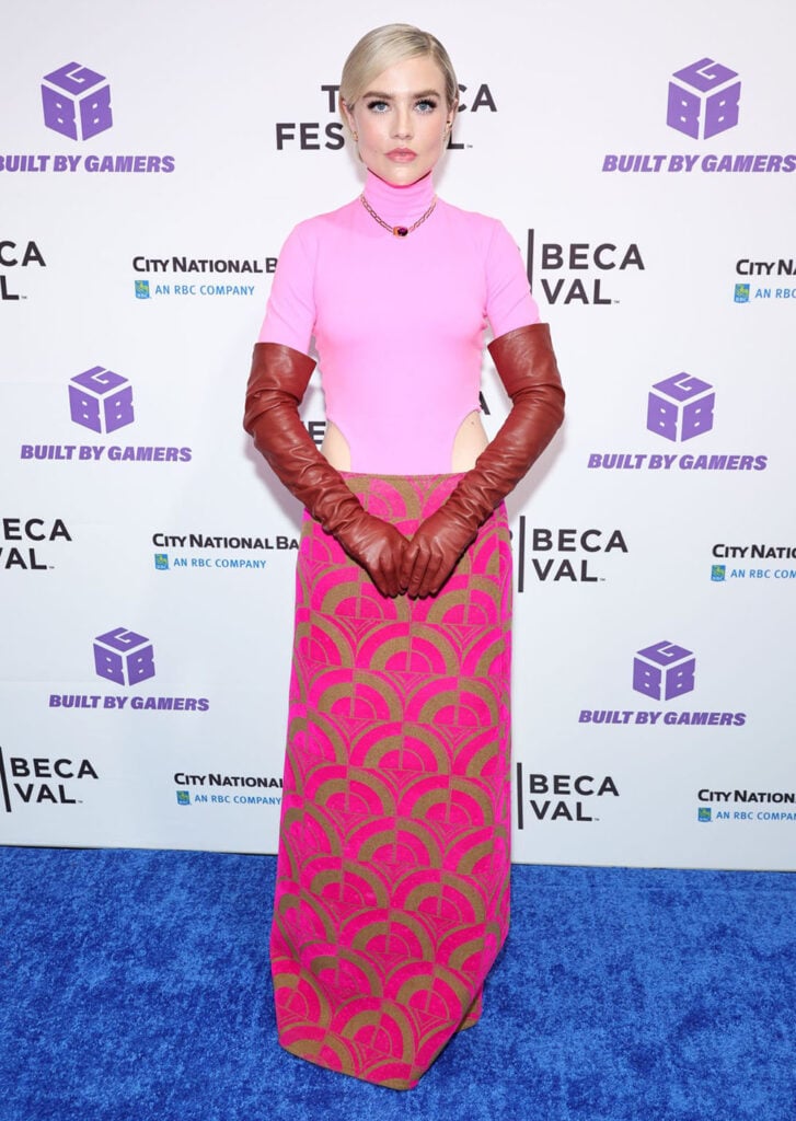 Maddie Hasson Wore Marc Jacobs To The 'Taurus' Tribeca Film Festival Premiere