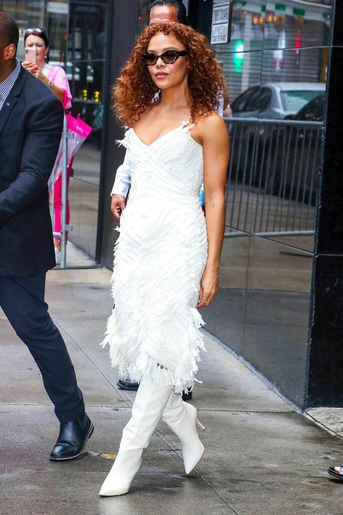 Tessa Thompson Wore Interior For Good Morning America