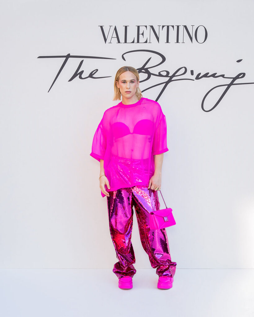 Tommy Dorfman Front Row @ Valentino Fall 2022 Haute Couture