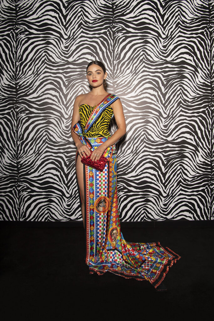 Lucy Hale Dolce & Gabbana Alta Moda Party