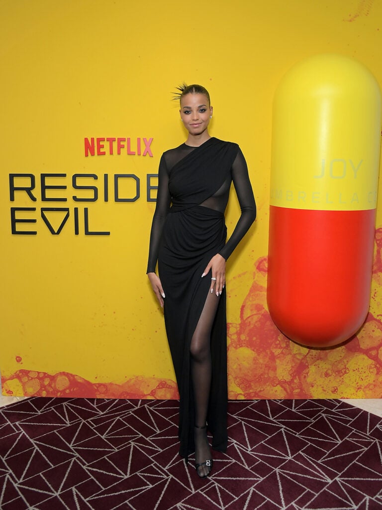 Ella Balinska Wore Saint Laurent To The 'Resident Evil S1' LA Screening 