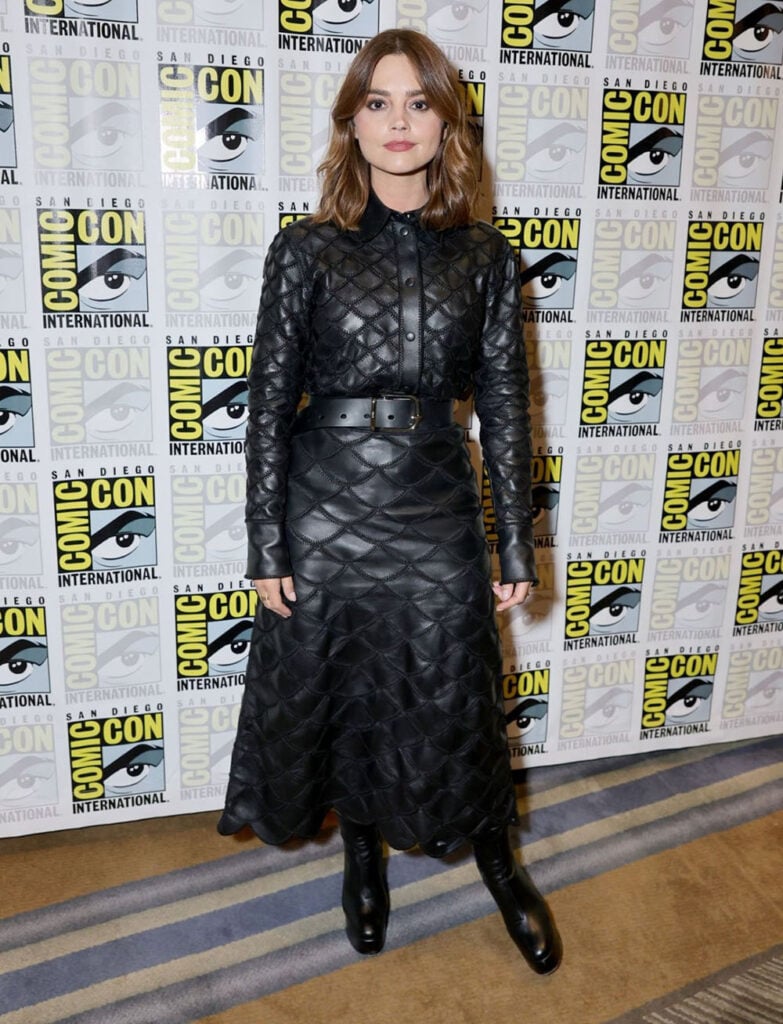 Jenna Coleman Wore Chloé To 'The Sandman' Comic-Con Press Line