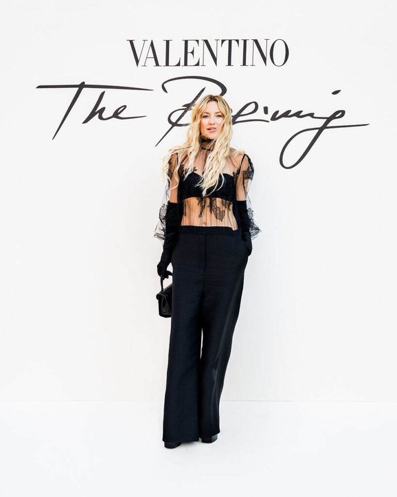 Kate Hudson Front Row @ Valentino Fall 2022 Haute Couture