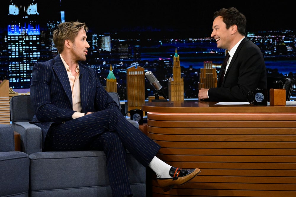 Ryan Gosling Wore Gucci On The Tonight Show Starring Jimmy Fallon 