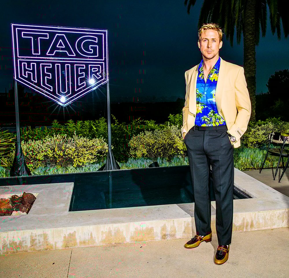 Ryan Gosling Wore Gucci To 'The Gray Man' x Tag Heuer x Netflix Dinner Party