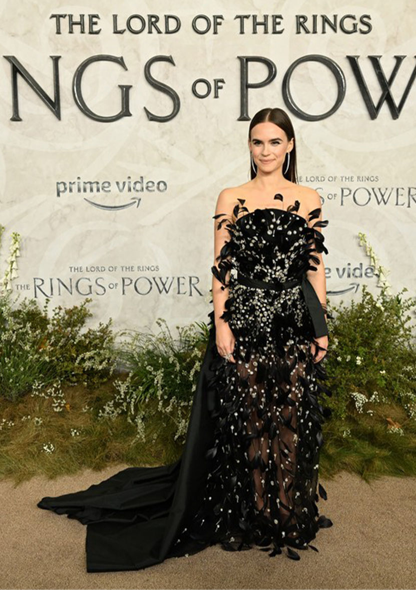 Ema Horvath Wore Elie Saab To ‘The Lord Of The Rings: The Rings Of Power’ London Premiere