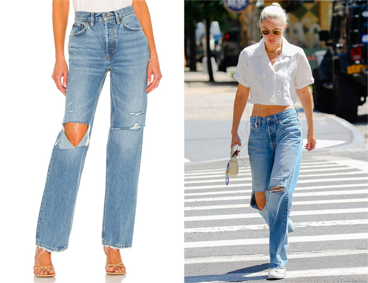 Gigi Hadid’s Re/Done Originals 90s Comfy Jeans