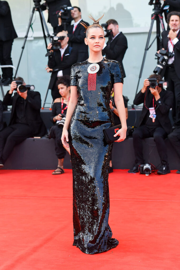 Barbara Palvin in Armani Prive - 'White Noise' Venice Film Festival Premiere