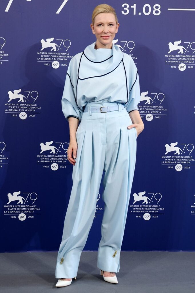 Cate Blanchett Wore Roksanda To The 'Tar' Venice Film Festival Photocall