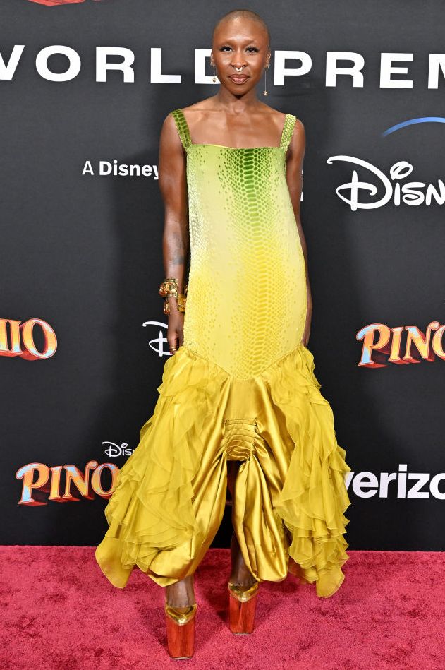 Cynthia Erivo Wore John Galliano x Dior To The 'Pinocchio' LA Premiere