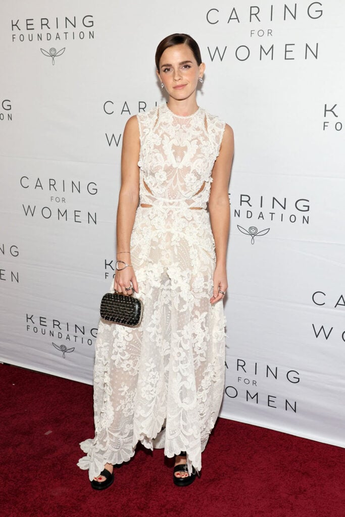 Emma Watson Wore Alexander McQueen To The Kering Foundation's Caring For Women Dinner