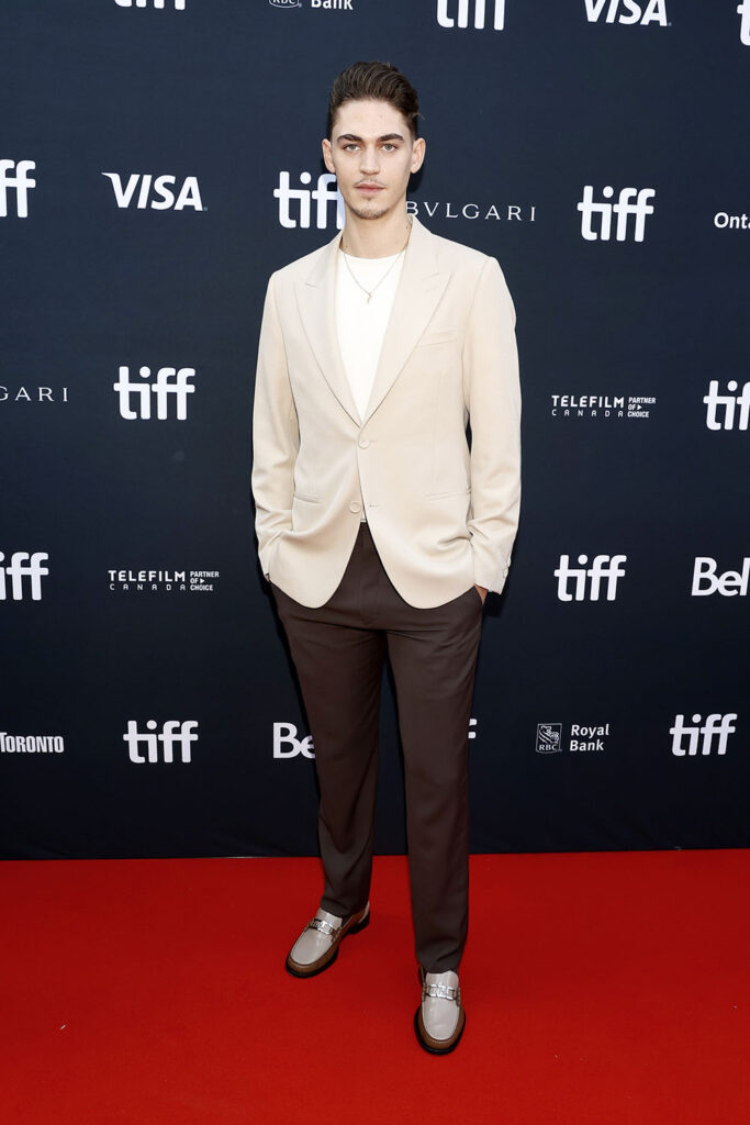 Hero Fiennes Tiffin in Fendi The Woman King Toronto Film Festival Premiere