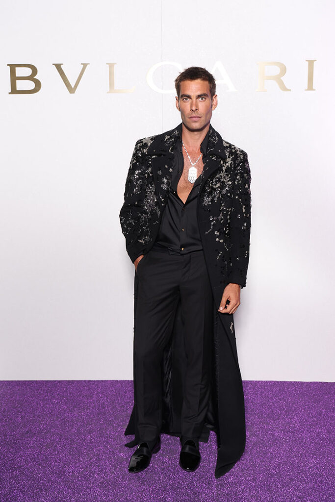 Jon Kortajarena in Elie Saab Haute Couture Man
Bulgari Spring 2023 Accessories Collection Event